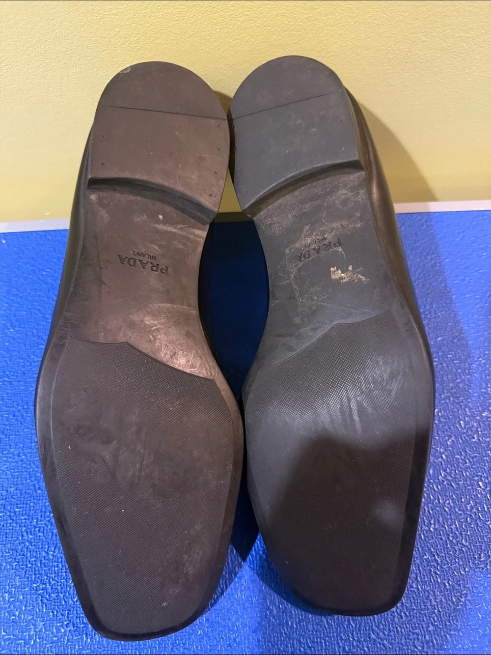 Prada Square Toes Penny Loafers. - Picture 6 of 6